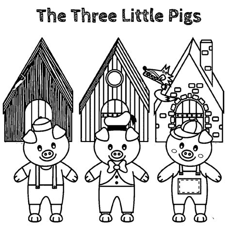 Three Little Pigs Printable